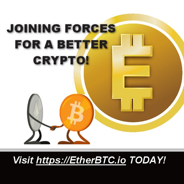 EtherBTC is a tokenized version of bitcoin.  Only 21M ETHB will ever exist (just like bitcoin). Because it is an Ethereum token, it is faster and cheaper than bitcoin.  We also perform airdrops for other projects! Visit etherbtc.io today to learn more.     Plz Retweet