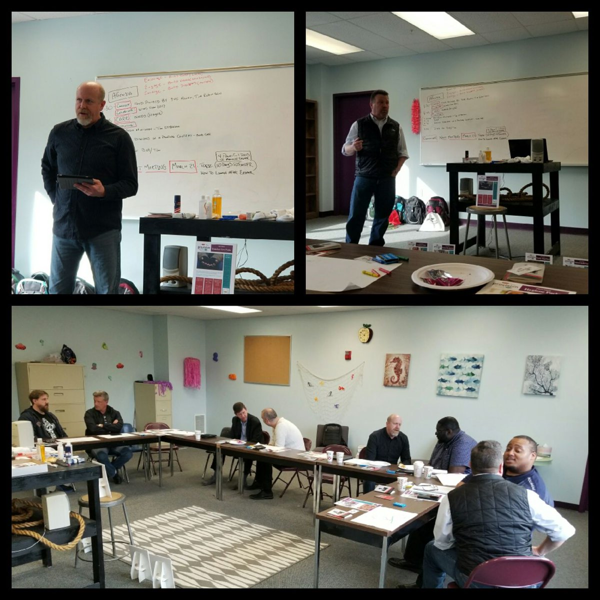 LibertyCNetwork's tweet photo. #LCN Local center meeting in Lunenburg, MA led by Gary Moritz, with Tom Strickland-Provision Ministry, and Bob Cote- Making Disciples in a Church Plant. #1MillionDisciples #DiscipleMakers https://t.co/xncA9Uk6xH