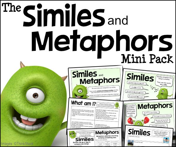 TeachingIdeas's tweet photo. Help your children to use similes and metaphors in their writing with our Mini Pack - https://t.co/Bb9U6nqtw4 https://t.co/Fx9bfqgqPM