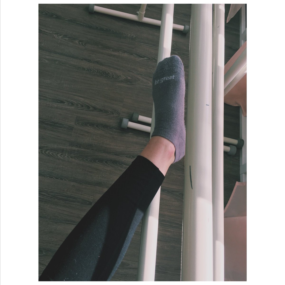 vanessainboston's tweet photo. me + my @StickyBeSocks to you + your weekend adventures: “be great”. | #upclose #vanessainbos #whatiwore https://t.co/xkCrXHu3Cb