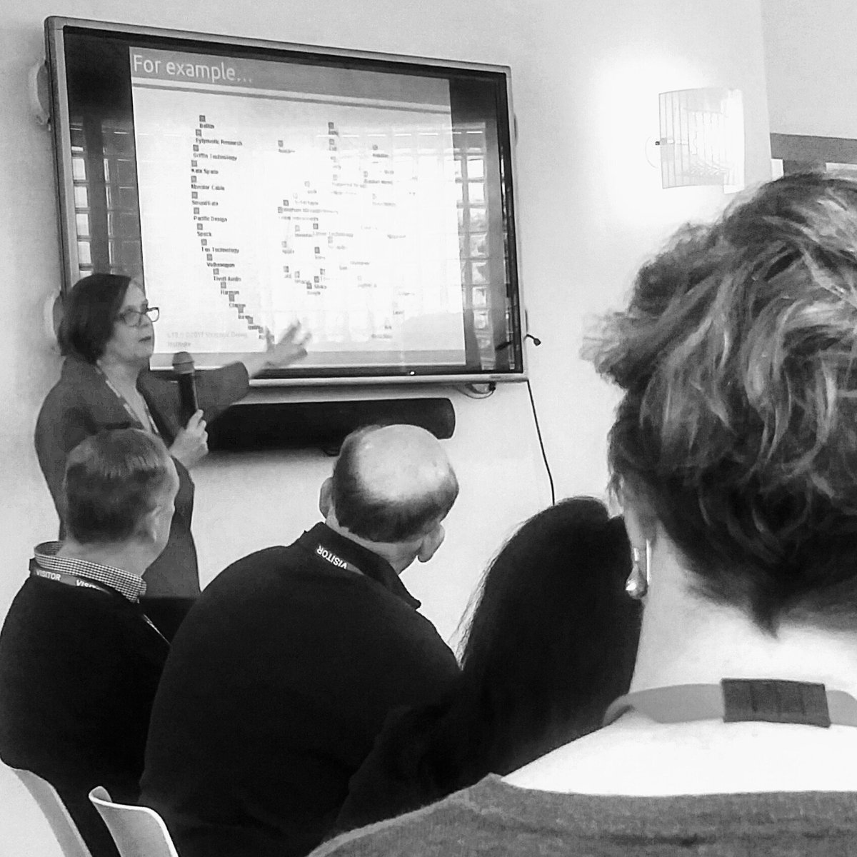 jasmith_yorku's tweet photo. Liz, introducing us to Strategic Doing and Agile strategy, giving us examples of complex systems, including the partner map for the first iPhone. It wasn't just Apple. #ENG4000 #EngChangeLab https://t.co/Y9cpFsRX2G