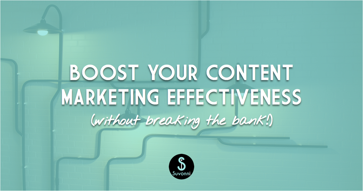 suvonni's tweet photo. How To Boost Your Content Marketing Effectiveness (Without Breaking The Bank) - Content Marketing Hacks for a more productive 2018! https://t.co/fH5Pjm0ZJo #contentmarketing #contentstrategy #content #contentips https://t.co/d37B2RMN2s