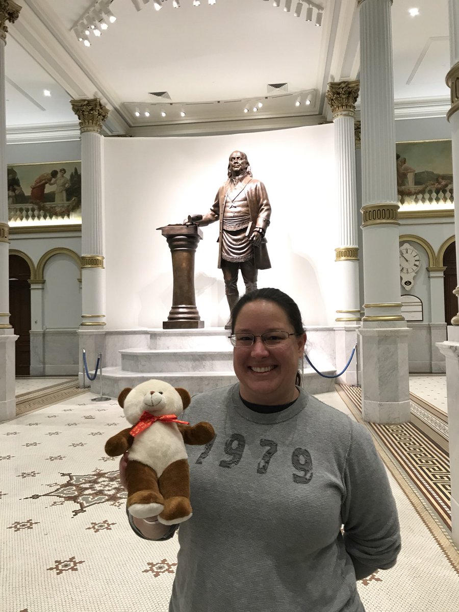 Shackleton_Bear's tweet photo. Making friends in the Philadelphia Masonic Temples, spreading the word about @TLCAppealUK and the value of #Freemasonry https://t.co/399eMsQZ65