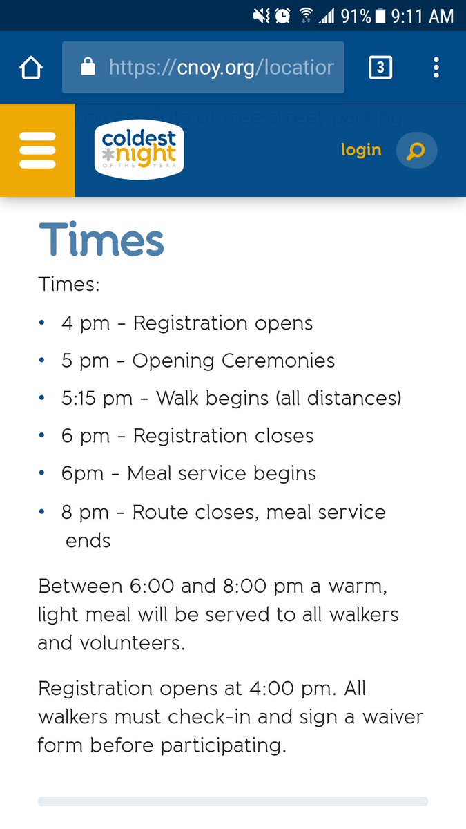mustardseedcan's tweet photo. Take a look at the #CNOY18 schedule before you head out, and don't forget to tag us in your photos. Use the hashtag #WalkWithTMS to get featured on our social media wall! https://t.co/efNzPcGRxZ