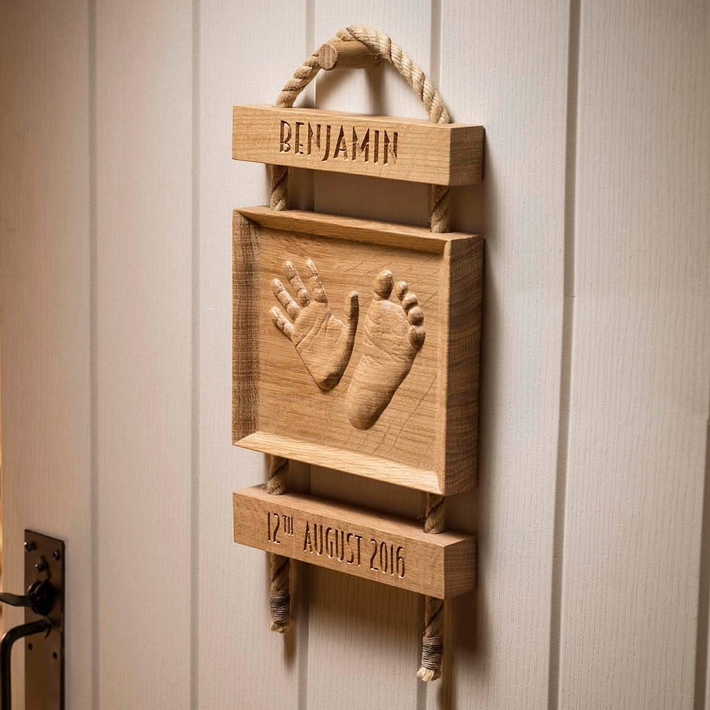 Our solid oak Ladder carving is a perfect gift for Mothers Day #MothersDayGifts #babyshower