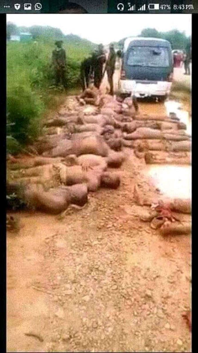 @PleasureEthics Biafra SE Nigeria 12-14th Sept 2017 carried out by Nigeria army against unarmed civilians