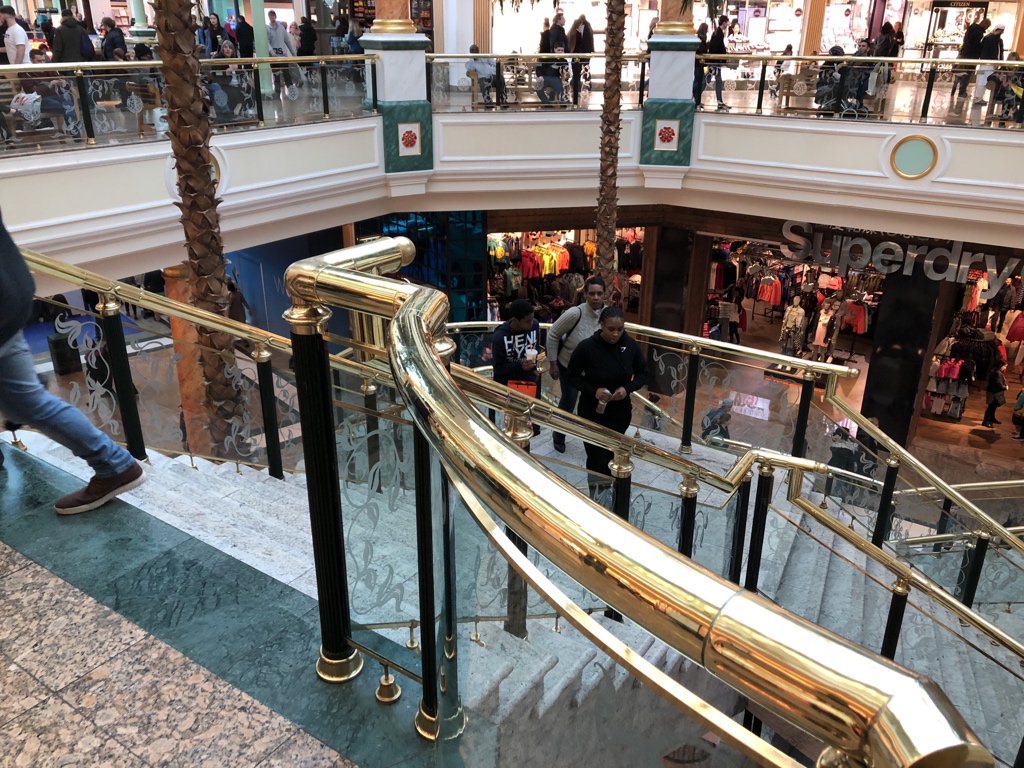 There’s a car outside Chinatown for some reason. Incidentally, I think this staircase was designed by MC Escher.  #NinjiAtTheTC