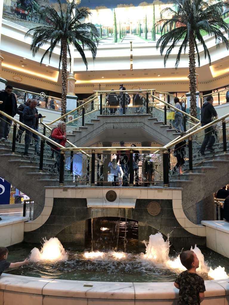 There’s a car outside Chinatown for some reason. Incidentally, I think this staircase was designed by MC Escher.  #NinjiAtTheTC