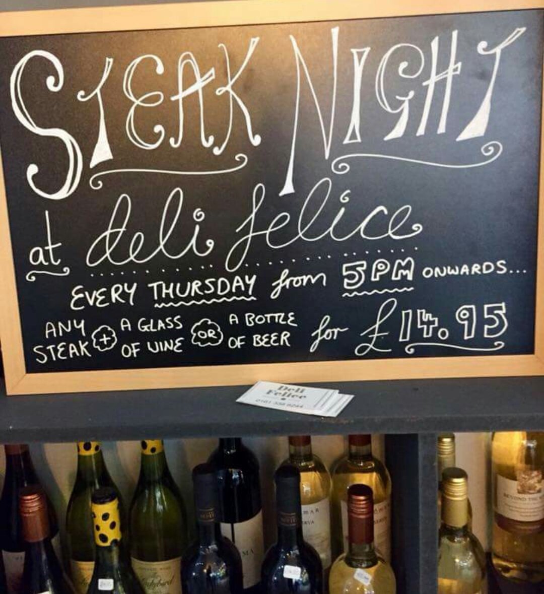 Not only do we have a delicious Patisserie, Coffee house and Bistro, we now have a steak Night too! Join us this Thursday #steak #food #dinner #weekend #Stalybridge #Manchester 🍽🍷🍸🍾🍹