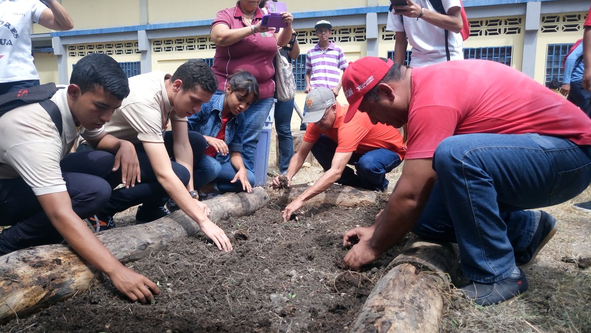 leoalvacabrera's tweet photo. #24Feb #DefensaMultidimensional Activando El Conuco Escolar de la UEN Talento Deportivo Saúl Albano Moreno entregando insumos y sembrando pimentón en el marco de la II Jornada De Mantenimiento Preventivo #EstaEsMiEscuela @NicolasMaduro @JauaMiranda @RMarcoTorres @eugeniapinero https://t.co/9jjzGdxx0I
