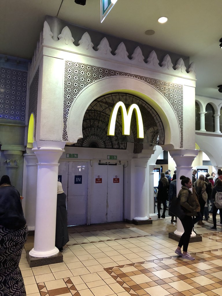 The Golden Arches have been paired up with the Beige Columns. I can’t decide which of these over-themed fast food chains I like the best  #NinjiAtTheTC