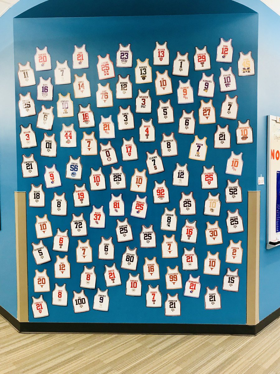 CallieKJones's tweet photo. Can you guess what starts next week?! @MahaffeyKISD #scottieschat #MarchMadness https://t.co/oqQhvFGxAM