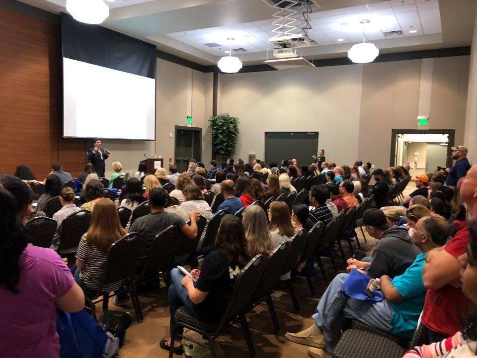 AutismAwakening's tweet image. What an amazing turnout! Every seat in the house was full (even people standing)! @drskowron had a great time yesterday teaching families who want to help their children. Thank you everyone for coming and thank you @TACAfoundation Georgia Chapter! #RealHelpNow