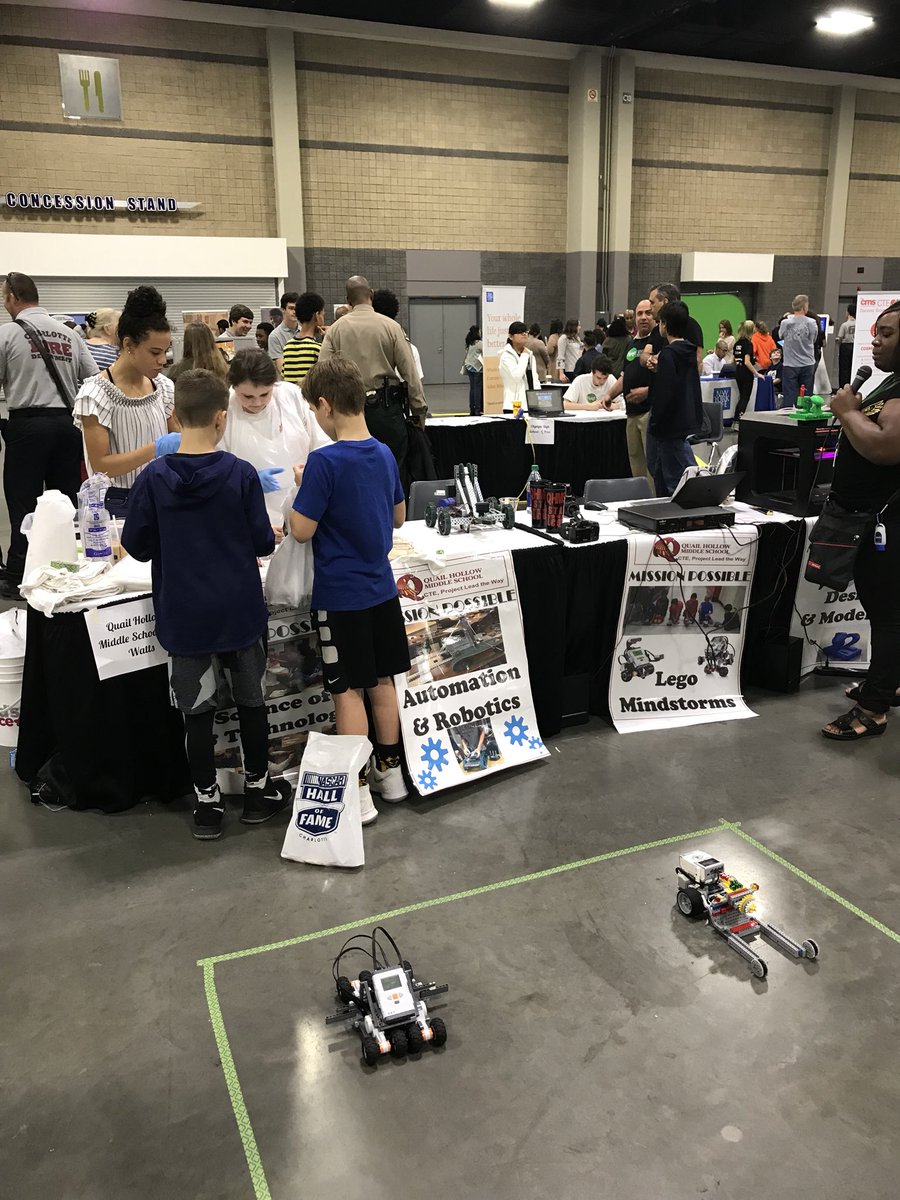 Happening now <a href="/CharMeckSchools/">Charlotte-Mecklenburg Schools</a> Career &amp; Technical Education Fair FREE TODAY until 4 pm at Charlotte Convention Center!