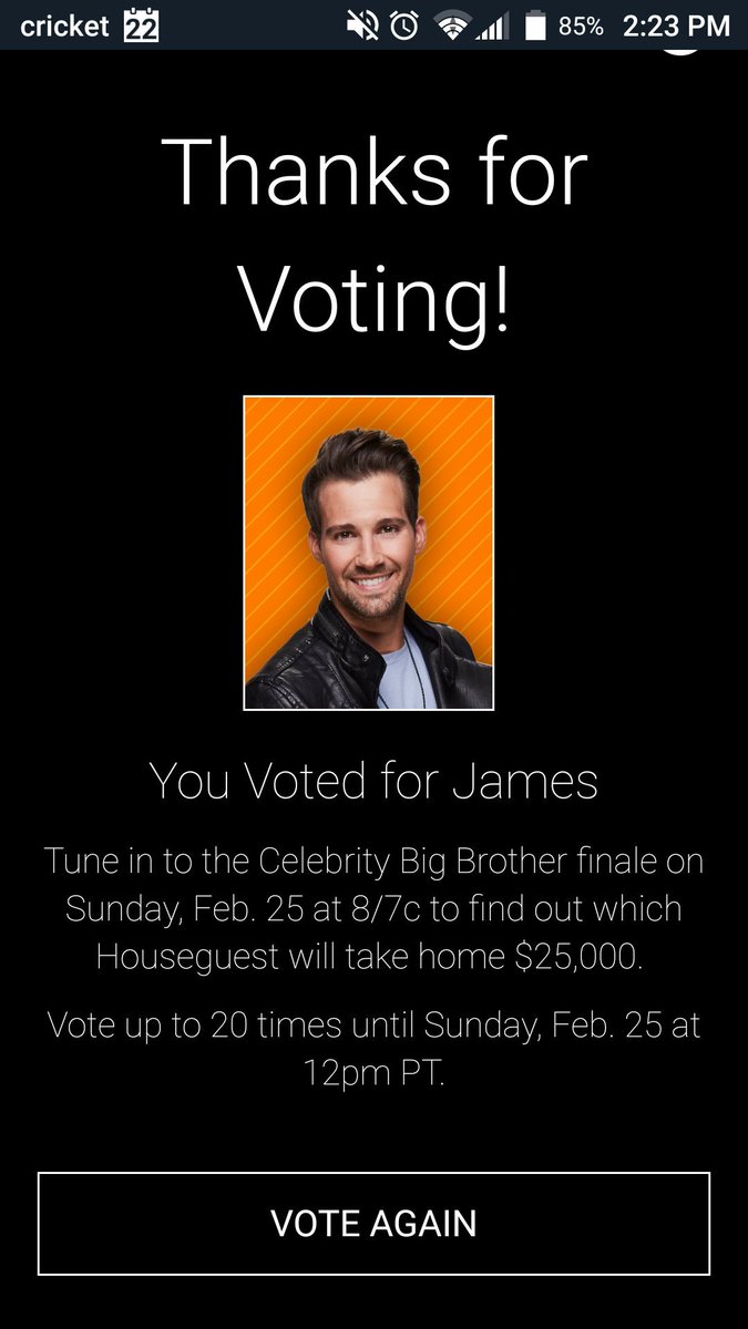 moonlitlizzz's tweet photo. @jamesmaslow ✅DONE!!!! #VoteForJames #JamesStaySafe #JamesMaslow #JamesBBCeleb #cbbus #TeamMaslow https://t.co/kM2mmvA34x