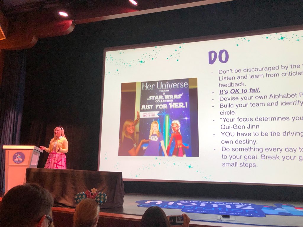 “Your focus determines your reality” -Qui-Gon Jinn <a href="/HerUniverse/">Her Universe</a> 

Do 1 thing every day to get you closer to your goal and then celebrate! #DisneySMMC