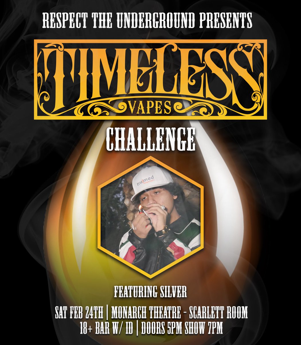 silverboii177's tweet photo. Come Out TONIGHT Show start at 7
I GO ON STAGE AT 9!
#timelesschallenge don’t be a hoe https://t.co/xOilvkHa2c