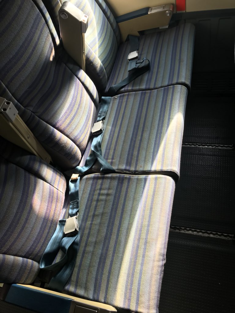 Seatbelts, fitted this morning. Could be useful in future!