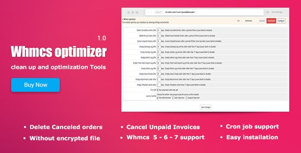 wonsterscript's tweet image. Whmcs optimizer: Whmcs optimizer module help you to keep your whmcs clean and optimized, With this module you can easily optimize your whmcs for speed up and improve performance, The module have… wonsterscript.com/whmcs-optimize… #PHPScripts #cleanwhmcs #databaseoptimize #optimize #whmcs