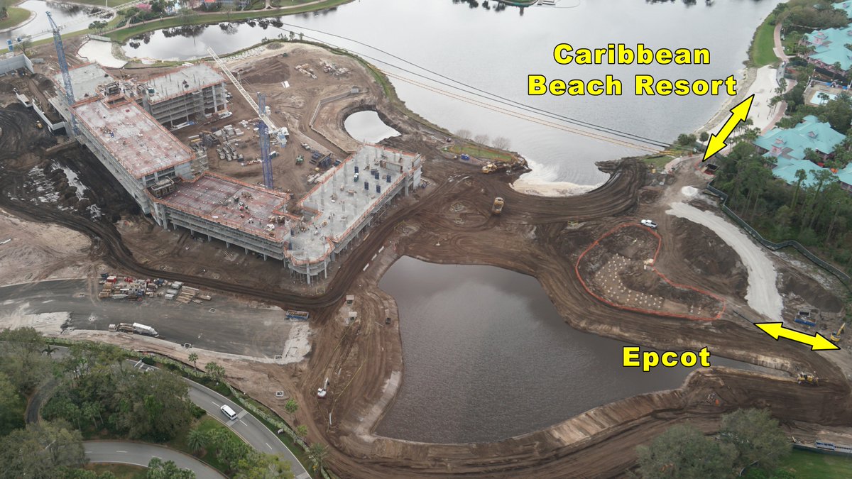 Skyliner Map Caribbean Beach Bioreconstruct On Twitter: "Aerial View Of Disney Skyliner Riviera Resort  Station. Connects With Caribbean Beach Resort And Epcot.  Https://T.co/Vksmwqzwht" / Twitter