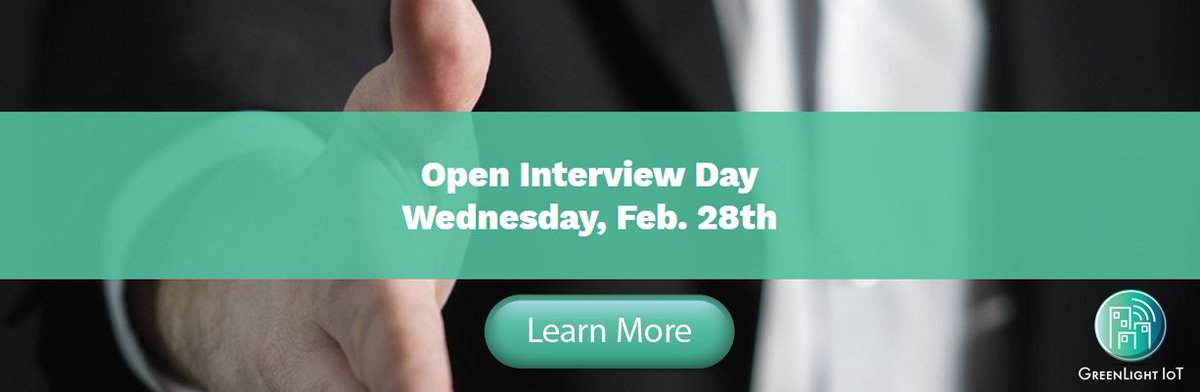 GreenLightIoT's tweet image. GreenLight IoT is hosting an Open Interview Day in our Edwardsville, IL office on Wednesday, Feb. 28th. Learn More Here: ow.ly/jIqJ30iAY56  #Tech #IoT #Jobs #SmartBuildings