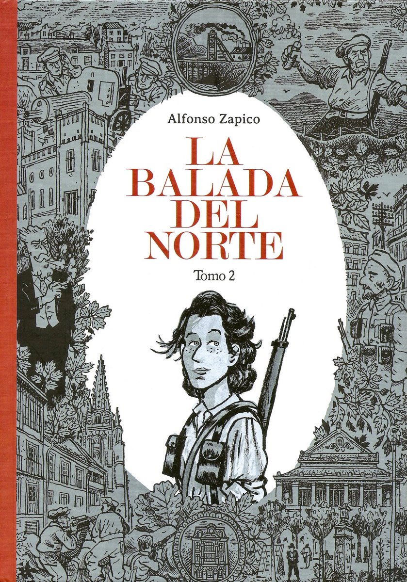 Portada del libro La Balada del Norte. Tomo II, de Alfonso Zapico. Asturias, 2017.
© Alfonso Zapico
archivohistoricominero.org/portfolio_page…