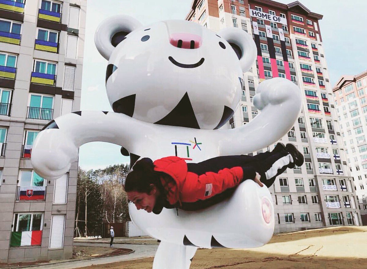 Our favorite winter Olympian, <a href="/KatieU11/">Katie Uhlaender</a>, says head first is the best way to do anything.. | #CleanAthlete