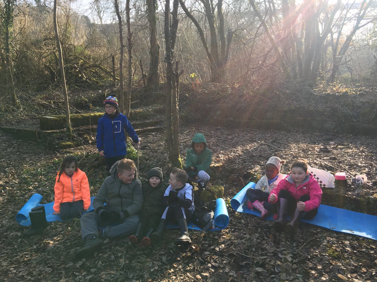StMarysML9's tweet photo. Fun at Forrest Schools #teamwork #buildingfires https://t.co/G8PITBhgki
