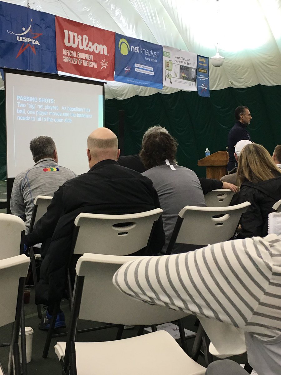 mjwest33's tweet photo. Another great presentation by Feisal Hassan at USPTA Missouri Valley Conference https://t.co/jYGJH0QTqF