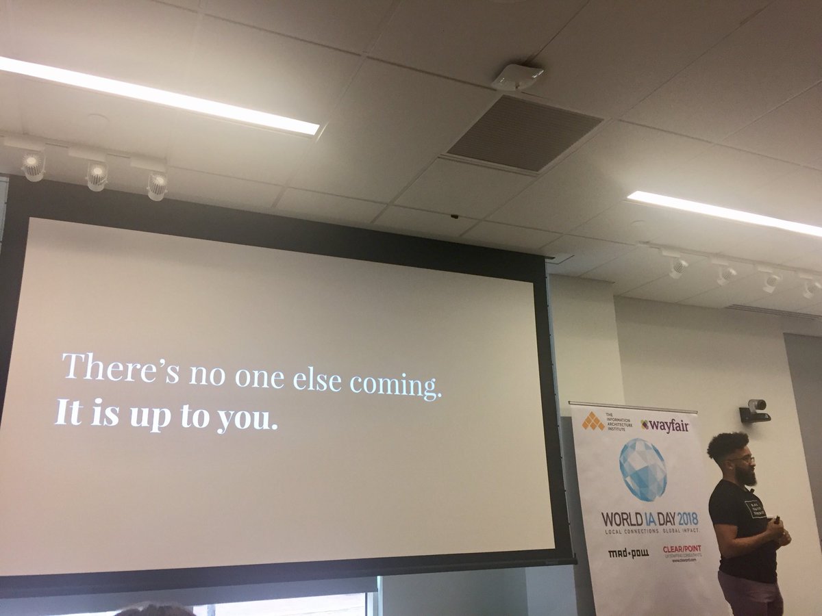 a_chandler's tweet image. A great talk by @eduardoortiz about how he made the complex more simple with IA work at CFPB to USCIS, helping mortgage consumers and would-be immigrants. Making me think of new ways to make govt work better. And closing with an inspiring call to arms! #wiadbos #WIAD18