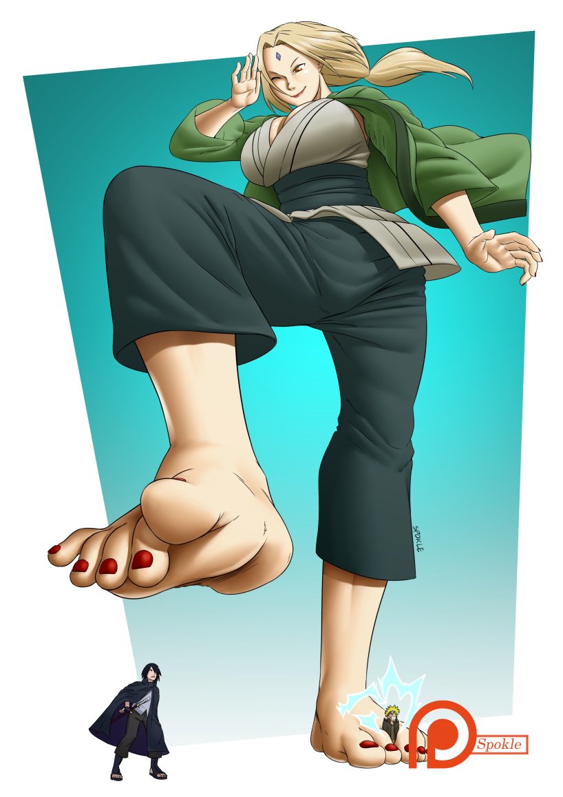 “Completed new giantess commission for Lagnus9! 'Beneath Hokage&am...