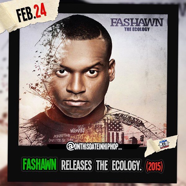 #OnThisDateInHipHop, @Fashawn released his 2nd album #TheEcology on #MassAppeal. Led by #GoldenStateOfMind, #GuessWhosBack and #SomethingToBelieveIn, #Fashawn's album would receive great reviews.
・・・
Wanna see what else happened on this date in #HipH… ift.tt/2EOAATb