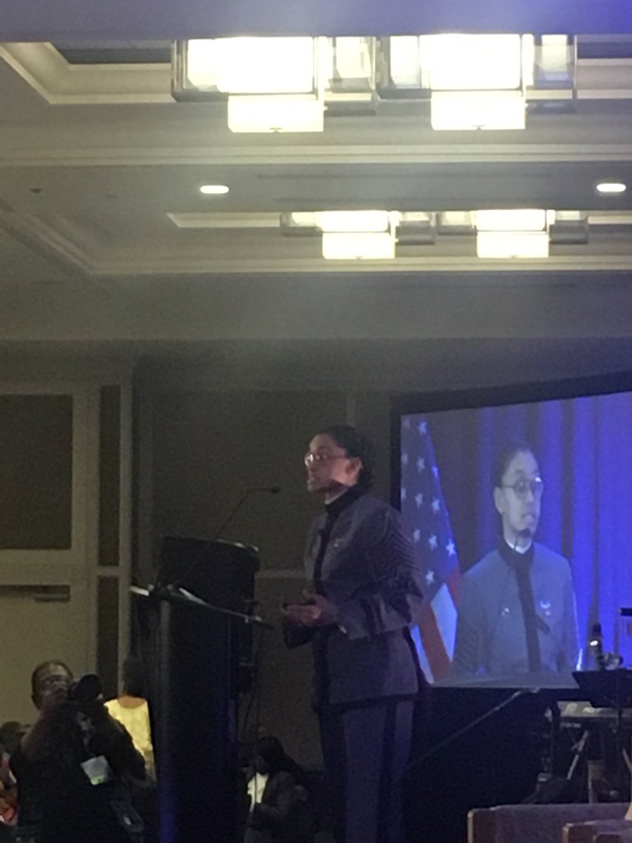 ASALH's tweet photo. Cadet Simone Askew speaking now at #ASALH #blackhistoryluncheon #normalizeexcellence #CarterGWoodson https://t.co/KToUZqzLIG