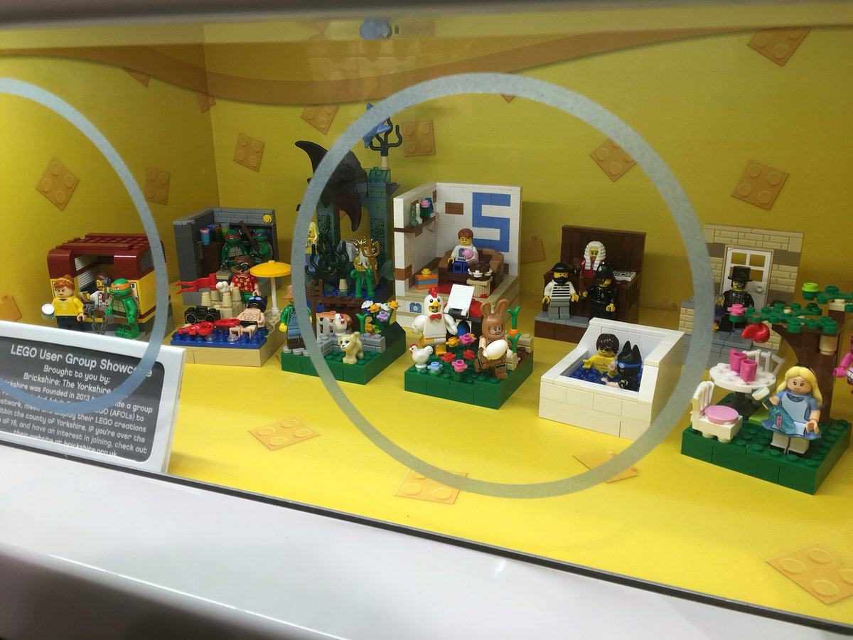 Bricks McGee (@bricksmcgee) on Twitter photo Nice models on the Sheffield LEGO store showcase window to celebrate 5 years of <a href="/BrickshireRLUG/">Brickshire RLUG</a>! #lego #afols Nice models on the Sheffield LEGO store showcase window to celebrate 5 years of <a href="/BrickshireRLUG/">Brickshire RLUG</a>! #lego #afols
