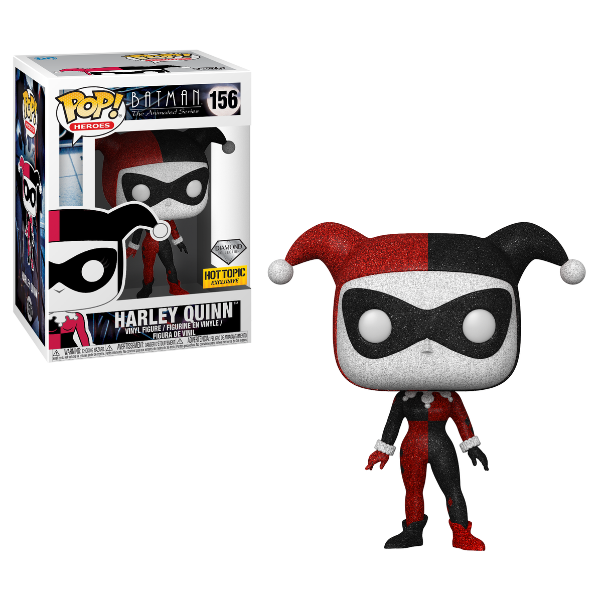 OriginalFunko's tweet image. RT &amp;amp; follow @OriginalFunko for the chance to win a @HotTopic exclusive Diamond Collection Harley Quinn Pop!