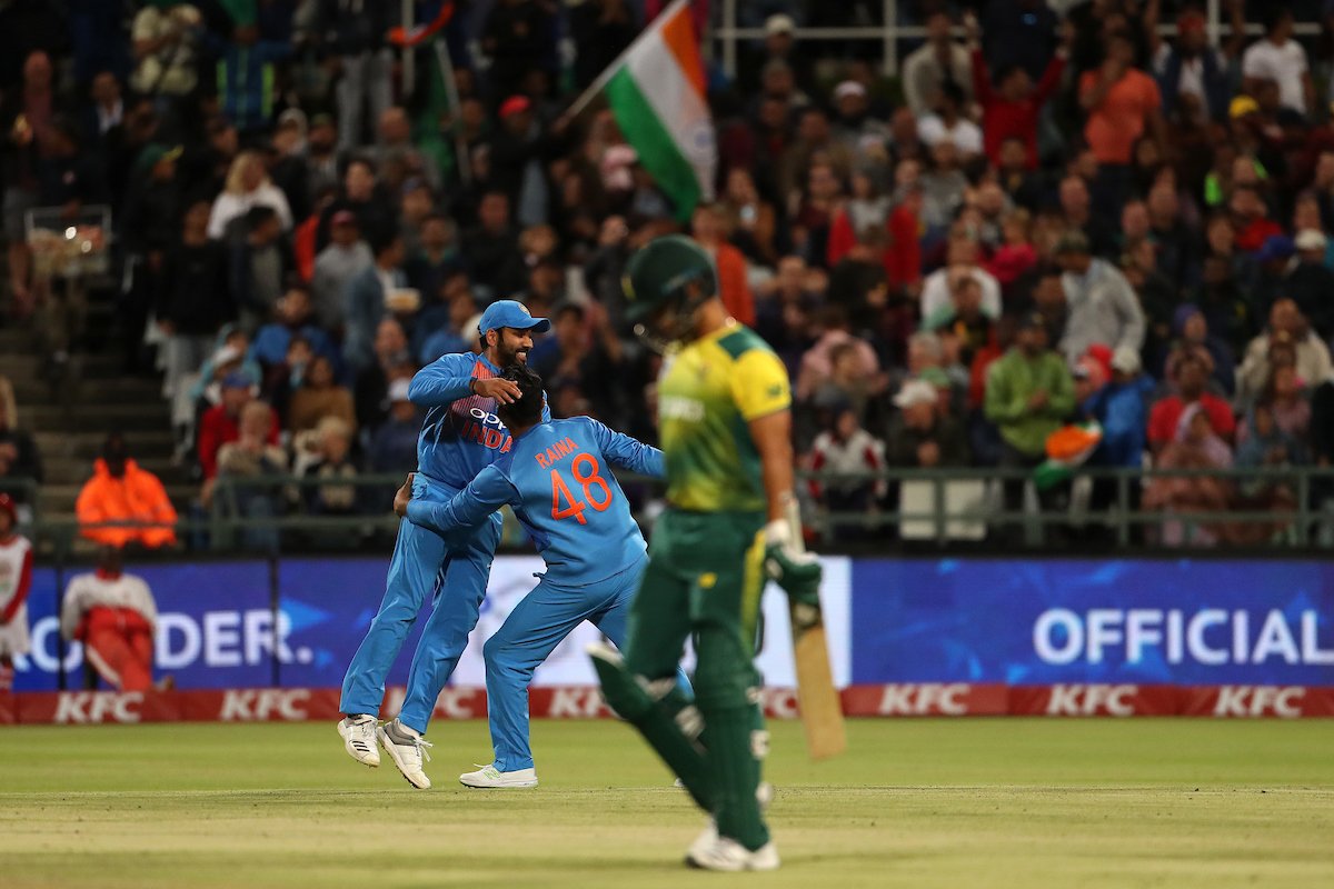BCCI's tweet photo. #TeamIndia win the final T20I by 7 runs. Win the series 2-1

#SAvIND https://t.co/pofH2zLA4b