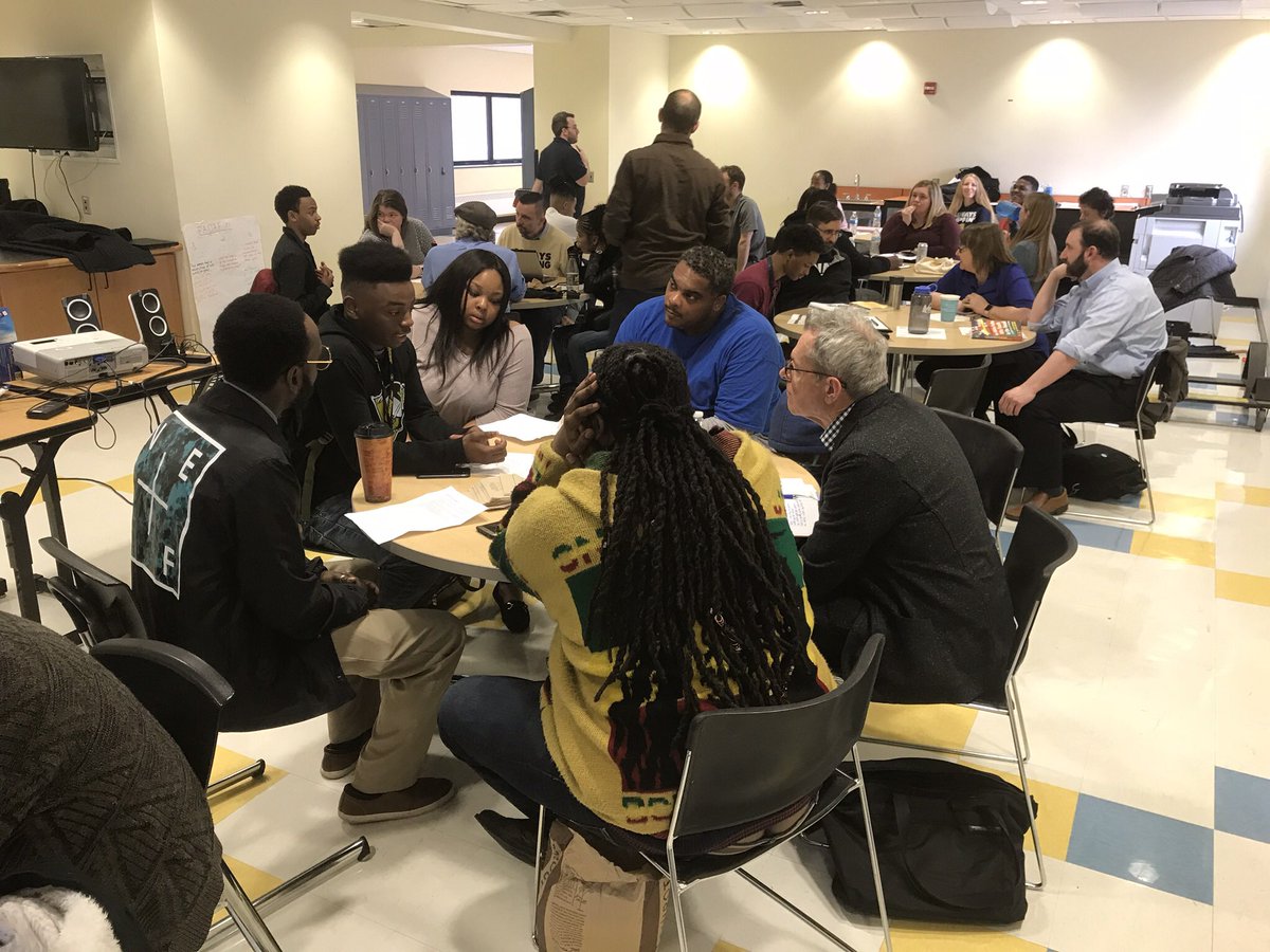 AlwaysRepUPREP's tweet photo. #AlwaysLearning @UPrep yesterday with students, staff, @PittCUE, @HeinzFellows, @IFL_Pitt and @PittSchoolofEd around Emdin’s C’s. #FinishingStrong 💪🏾💪🏾 together!! https://t.co/WjOrprwETD