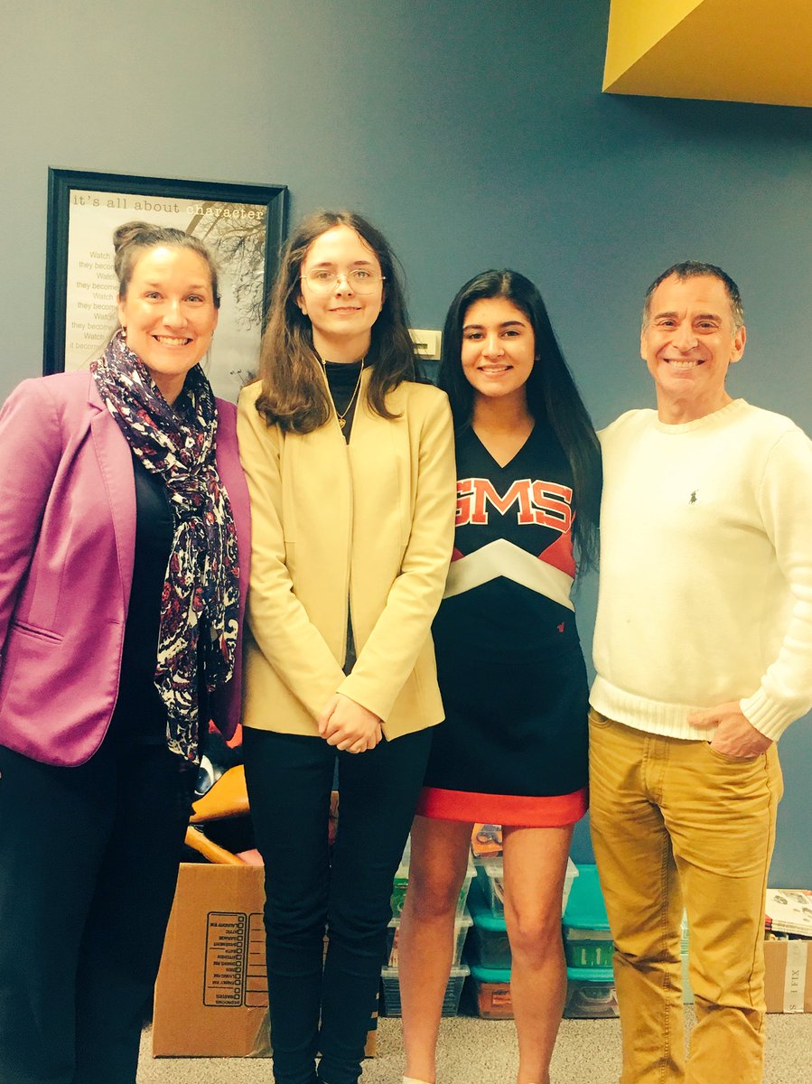 runnerkmc's tweet image. Thank you @dandimariamg for helping with the 8th grade interview project finalists Wednesday! We “hired” Cleopatra (Nicole N.) as a principal and Amelia Earhart (Mia C.) as a technology teacher! Well done students and @kljteaches for such a meaningful project.