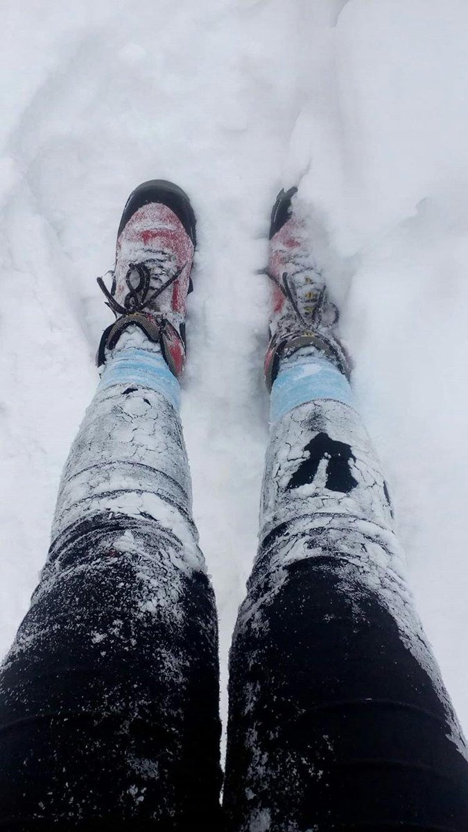 OneDropOfRain's tweet photo. Three hours of #hiking through the #snow. But in the end - a lot of #wine! https://t.co/tS6lzAUVB4