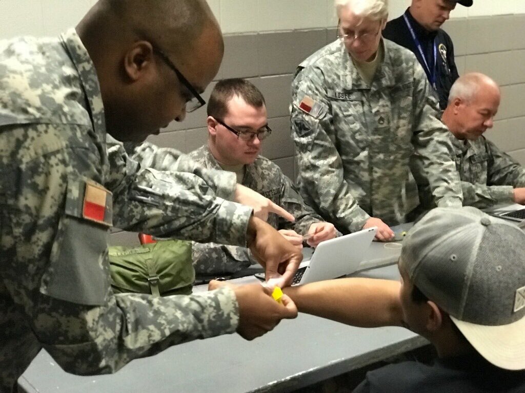 TXSGOfficial's tweet photo. TXSG members join local and state emergency management agencies today to train on evacuation operations in preparation for the upcoming hurricane season. #HurricaneSeason2018 #Cooperation #BePreparedTexas https://t.co/kCyVQGJduM