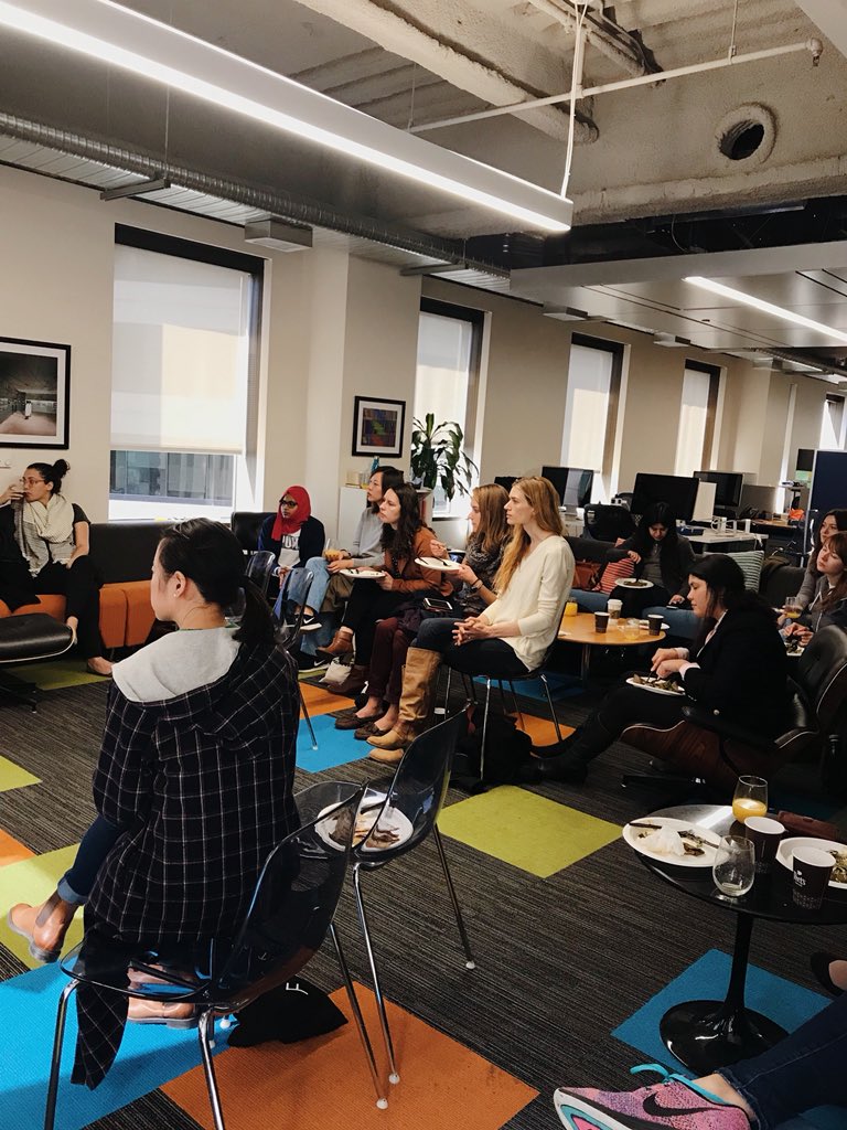 Trifacta's tweet photo. Happy to be hosting this morning's #SheTalksData @Meetup, bringing together women in data across the city! Thanks to @crepemadame for fueling this morning's networking & talk with @twitter data scientist @seidtweets ☺️ https://t.co/azYomlNF9P