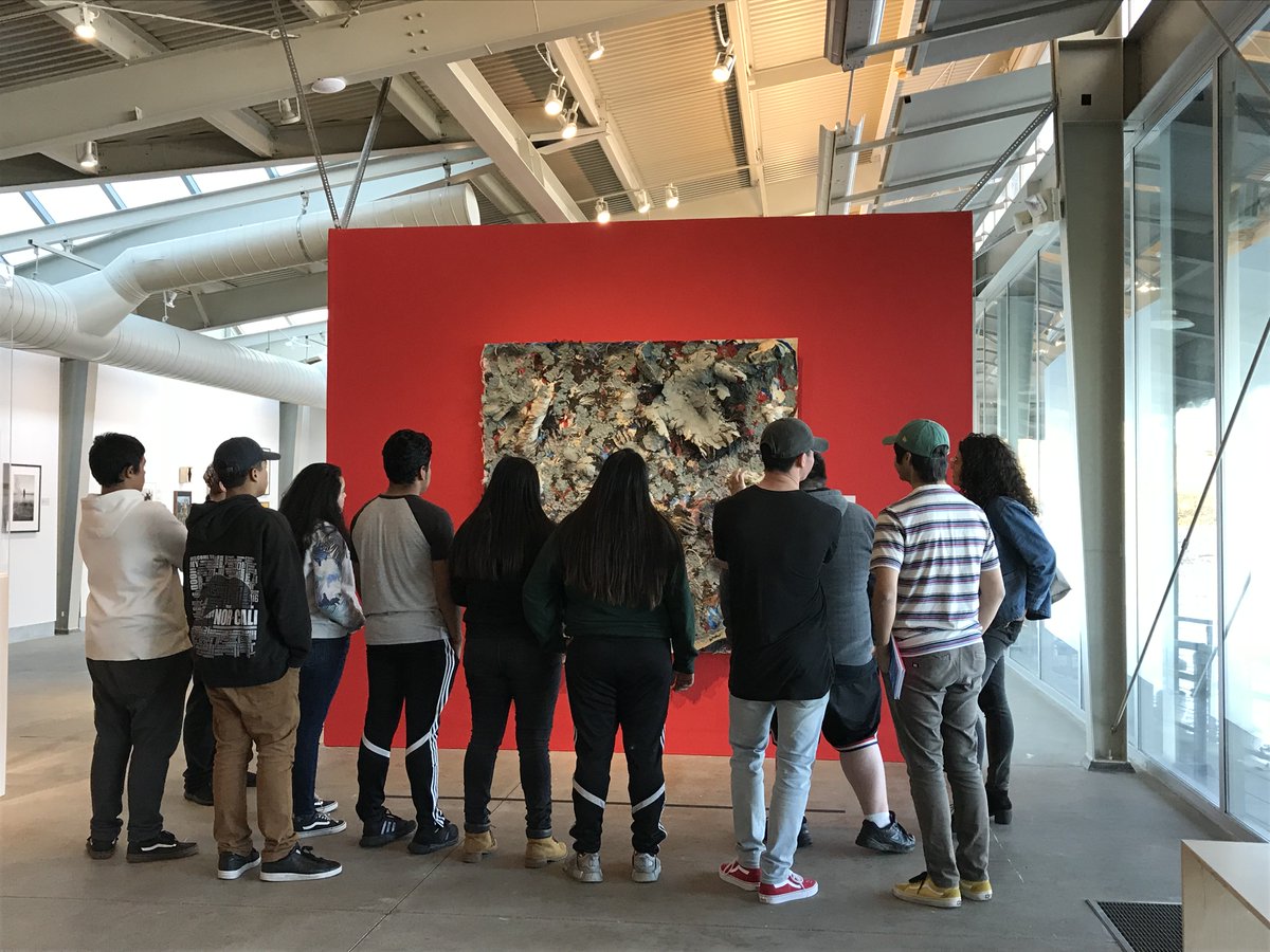 As part of #BeNotStill, artist #SofíaCórdova is working w/a group of teens at the Napa Boys & Girls Club to develop projects inspired by the exhibition, aiming to increase leadership skills while addressing issues relevant to their everyday lives. #partnership #learnthroughart