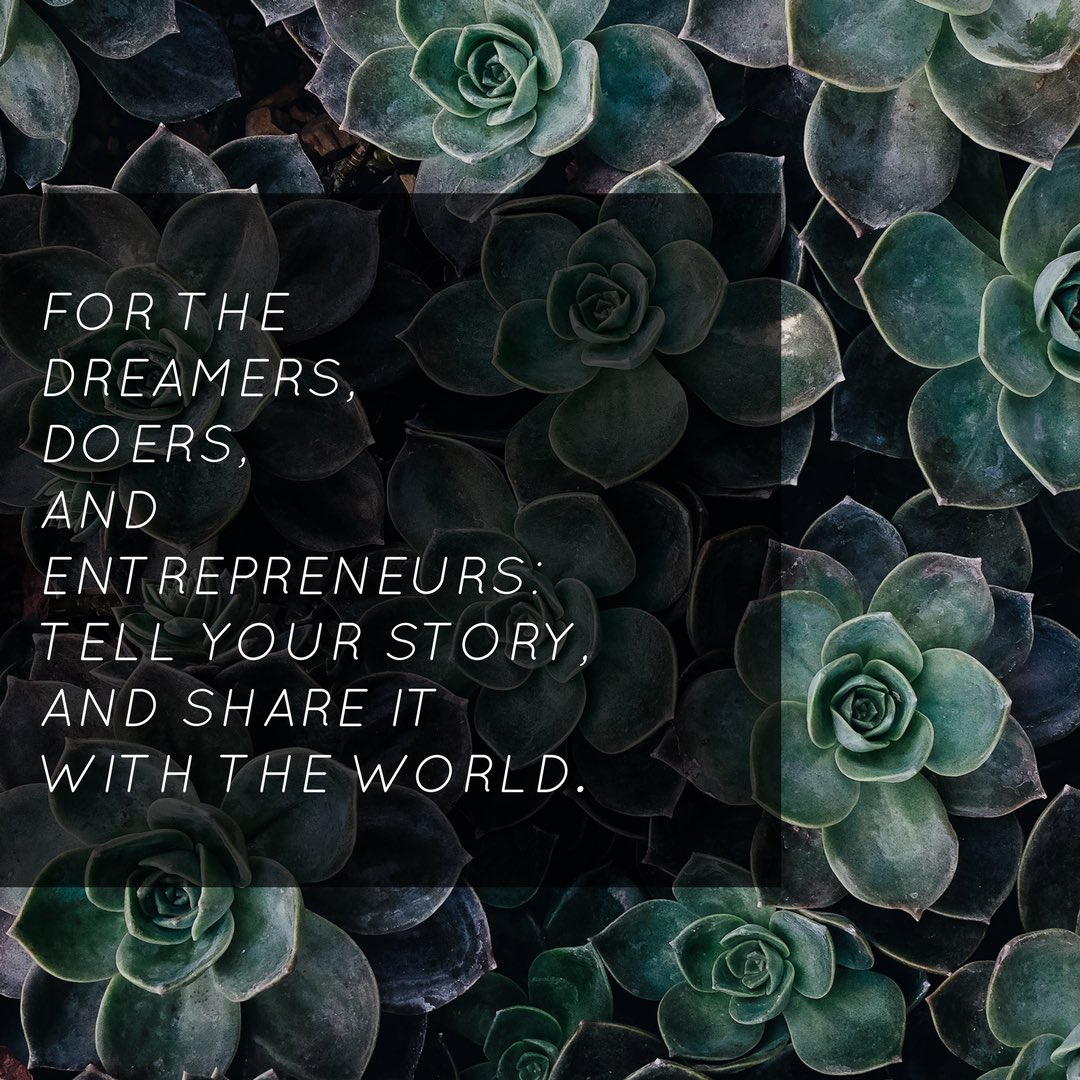To anyone and everyone with the courage to follow their dreams.

#saturdayinspiration #marketing #storyteller #quote #poem #freelance #jennamarielle