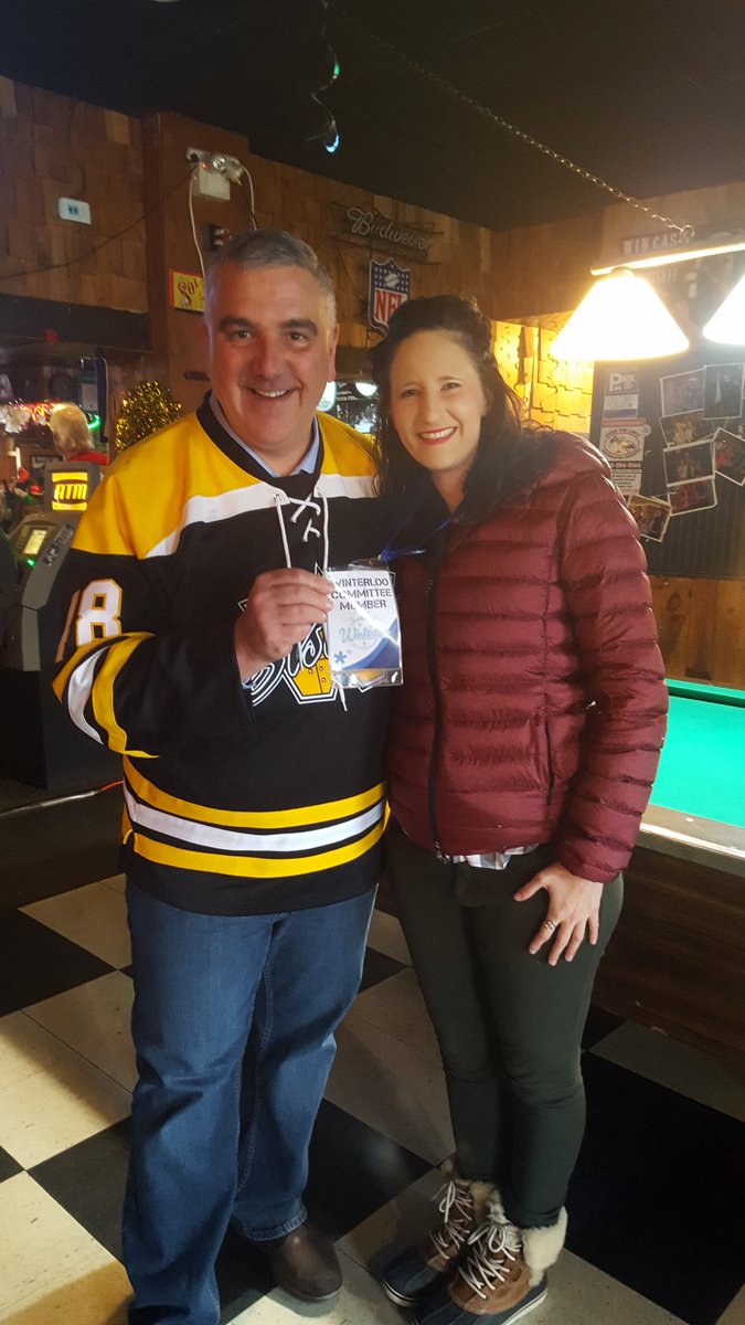 BecLizWag's tweet photo. Chili cook-off at Chainsaw in @UpTownWaterloo. Great crowds and delicious chili! #winterloo #Winterloo2018 https://t.co/xo2vKBzO8u