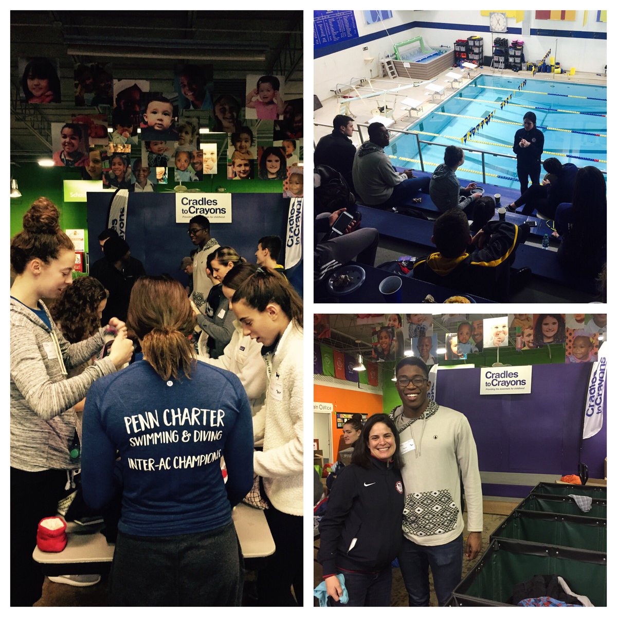 PCPublicPurpose's tweet image. Great morning with @PCAquatics leading Mid Atlantic Swim Day of Service @C2CPhiladelphia .        Thanks to @mismads for opening the day with words &amp;amp; wisdom on student voice &amp;amp; action in our communities.