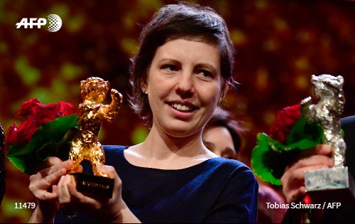 afpfr's tweet photo. Berlinale: Ours d'or pour le film "Touch me not" de la réalisatrice roumaine Adina Pintilie, une exploration à mi-chemin entre fiction et documentaire sur l'intimité et la sexualité #AFP https://t.co/EwmrDCSjdR