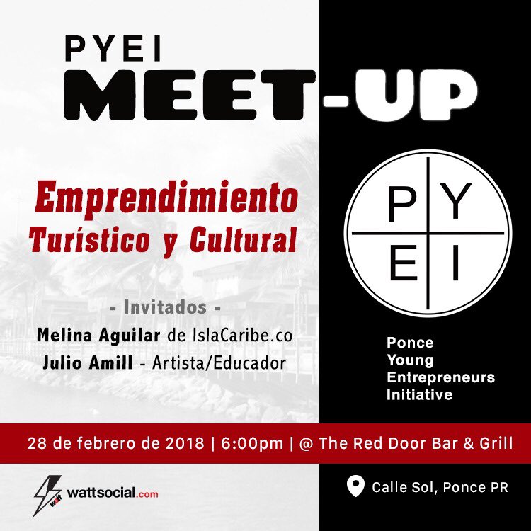 Meetup: Emprendimiento Turistico y Cultural el proximo miercoles 28 de febrero