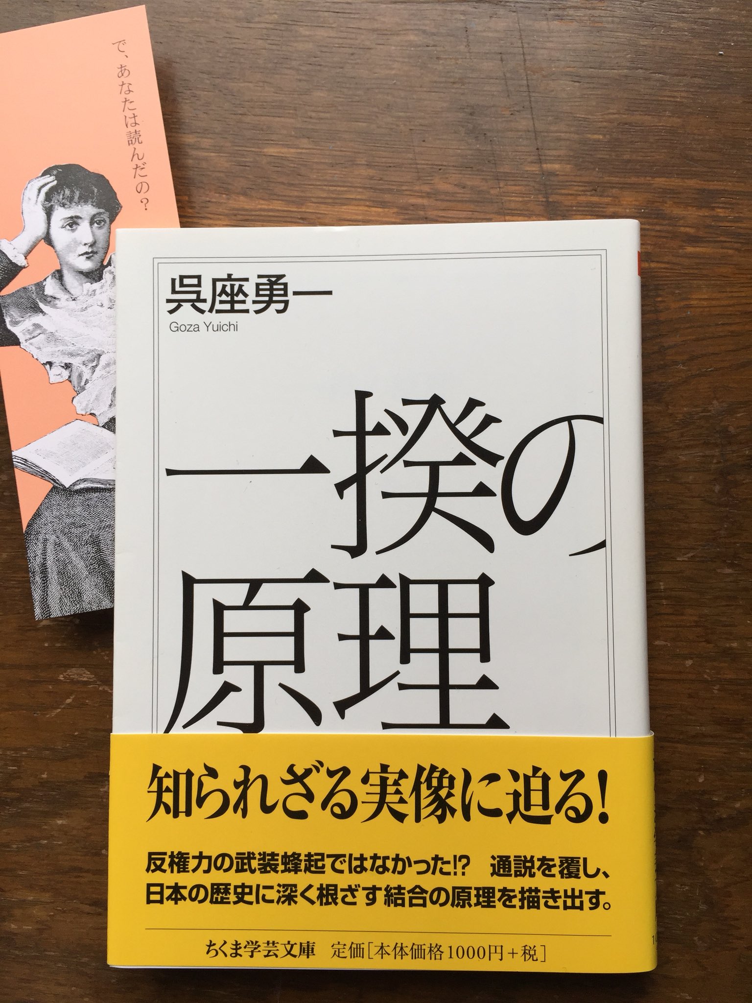 筑摩書房 呉座勇一 一揆の原理 ちくま学芸文庫 虐げられた民衆たちの決死の抵抗として語られてきた一揆 だがそれは戦後歴史学が生んだ幻想にすぎない これまでの通俗的理解を覆す痛快な一揆論 現代の社会運動にまで連なる結合の原理を 鮮やかに