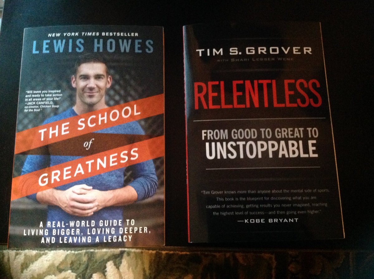 treeceadvantage's tweet photo. Looking forward to reading these two books over the next couple of months. I'm always striving to learn and expand my brand. I love teaching, motivating and empowering young athletes. It's more than just X's and O's. Knowledge is POWER!!! #TreeceAdvantage https://t.co/XqVK7E5YBm