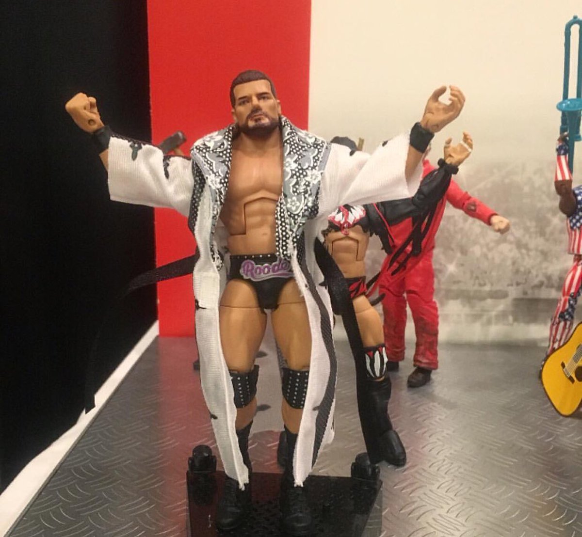 wwe entrance greats bobby roode action figure
